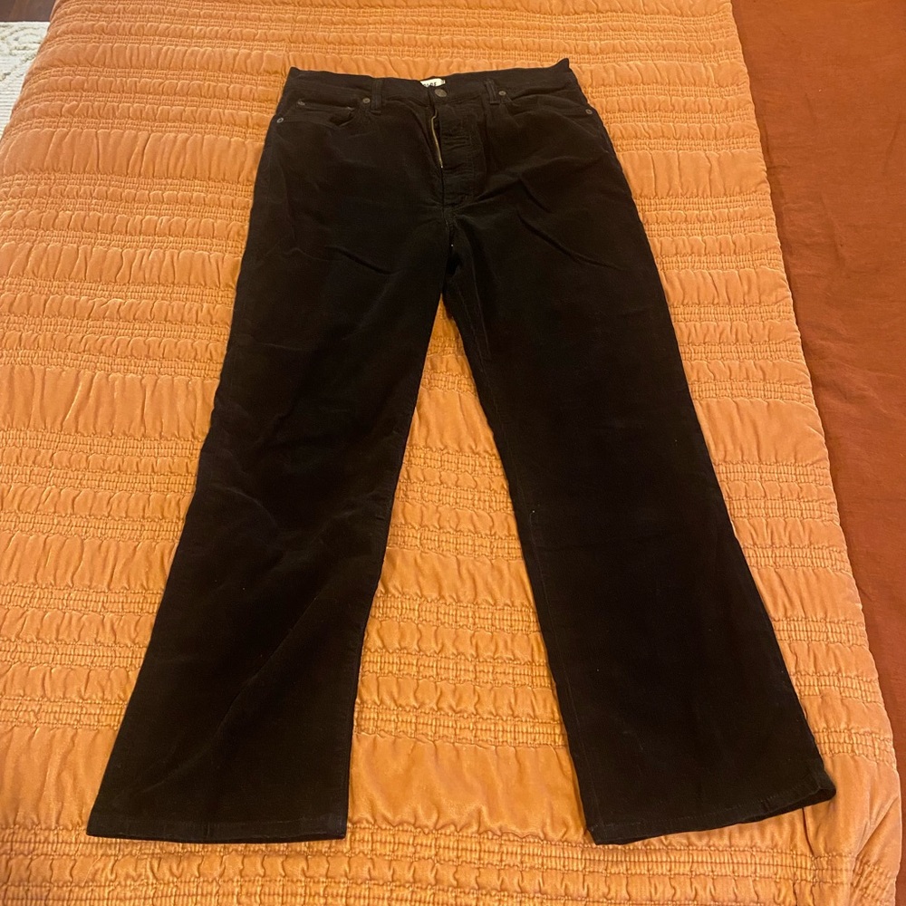 Agolde pinch waist ankle corduroy pants